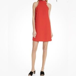 TED BAKER Red Torrii Tunic Shift Dress